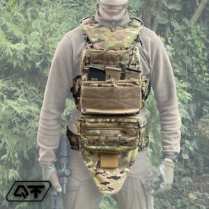 AVS Plate Carrier SAPI 17 Плитоноска AVS Plate Carrier Standart з модулями балістичного захисту шиї, попереку, живота, паху